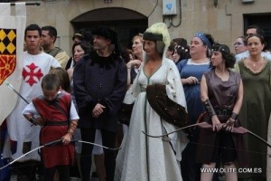 aqui vemos una pareja de nobles del siglo XIII